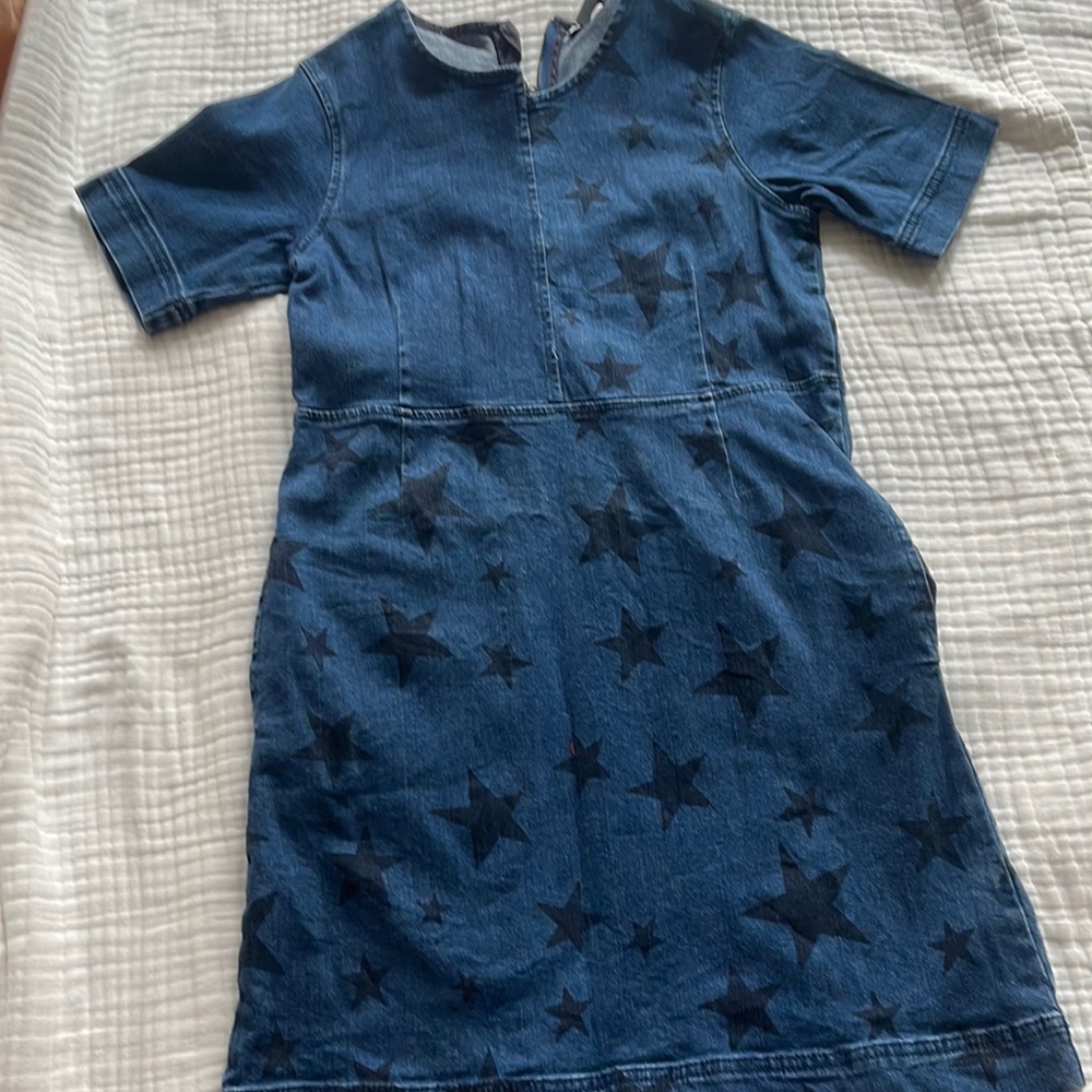Stella McCartney kids short sleeve denim dress